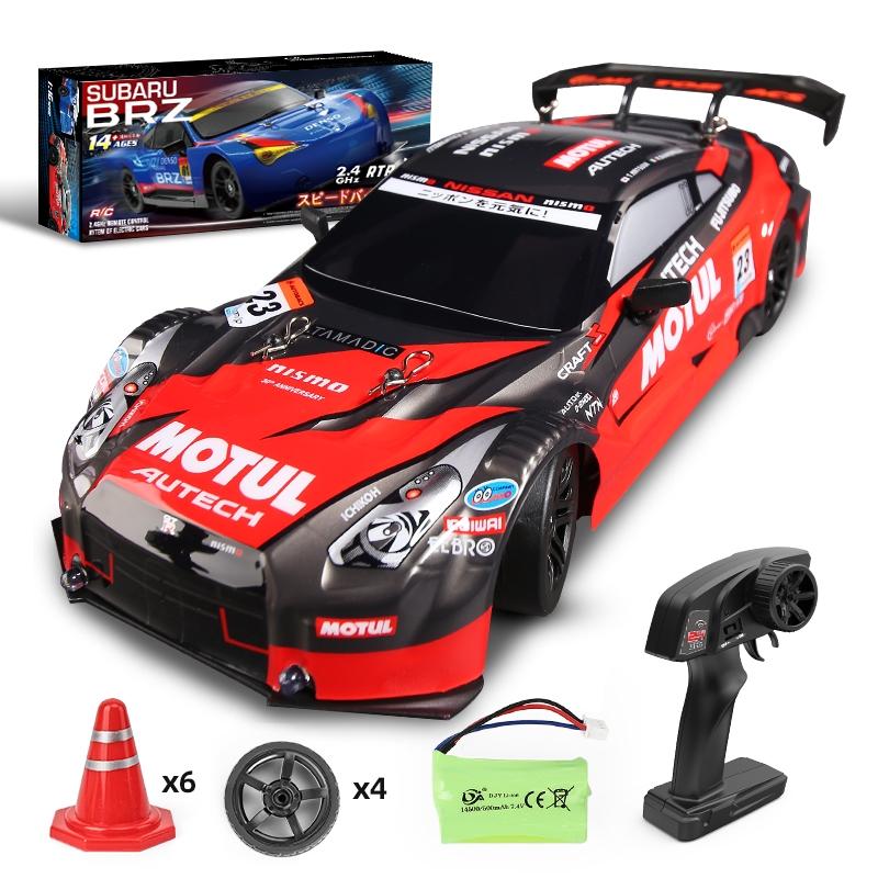 1 16 4wd Drift Rc Toy Car - 2.4g - Compact Design - Orange