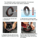 8.5 Inch Honeycomb Solid Tire for Xiaomi Electric Scooters - Red