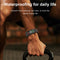 1.14 Inch Steel Band Earphone Detachable Smart Watch Support Bluetooth Call - Black
