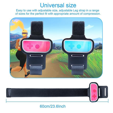 2-pack Joy-con Leg Straps for Nintendo Switch - Black