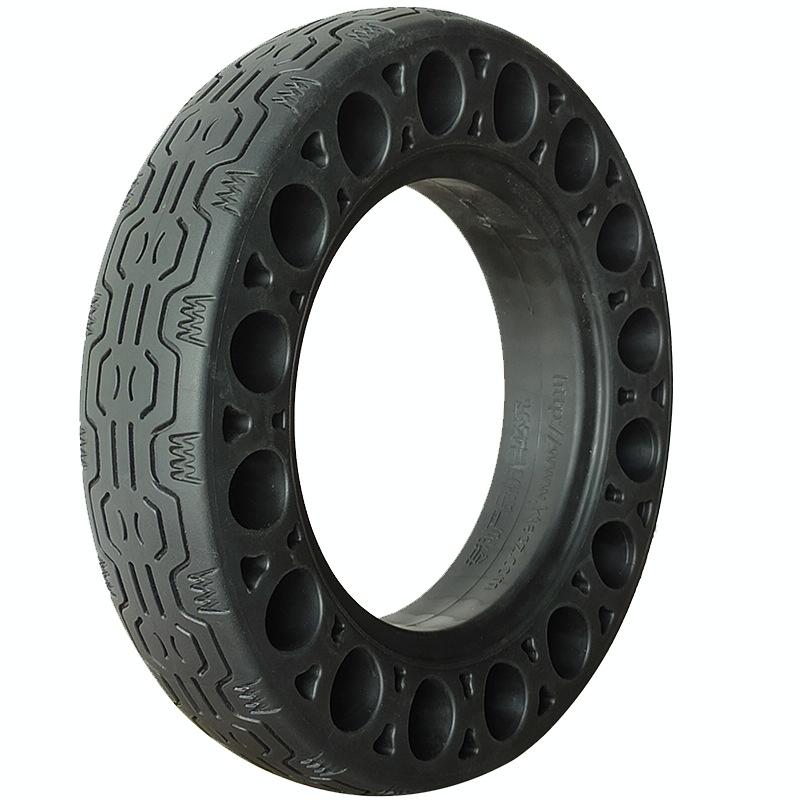 Black 10 Solid Rubber Tire For Ninebot Max G30 Electric Scooter
