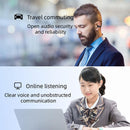 Wireless Single Ear Clip-on Bluetooth Earphone - M-s8 - Black