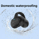 Wireless Single Ear Clip-on Bluetooth Earphone - M-s8 - Black