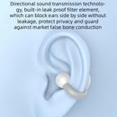 Wireless Single Ear Clip-on Bluetooth Earphone - M-s8 - Black