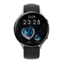 Smart Watch With Body Temp / Heart / Bp / Oxygen / Sleep Monitoring And Menstrual Cycle Prediction - Ip67 Waterproof - Black