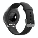 Smart Watch With Body Temp / Heart / Bp / Oxygen / Sleep Monitoring And Menstrual Cycle Prediction - Ip67 Waterproof - Black