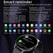 Smart Watch With Body Temp / Heart / Bp / Oxygen / Sleep Monitoring And Menstrual Cycle Prediction - Ip67 Waterproof - Black