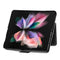 For Samsung Galaxy Z Fold4 5G Litchi Pattern Case With Pen And Card Slots - 4 - Black