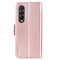 For Samsung Galaxy Z Fold4 5G Litchi Pattern Case With Pen And Card Slots - 4 - Black