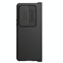 For Samsung Galaxy Z Fold4 5G Mirror Pro Camshield Case Set - Blue
