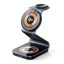 15W 3 In 1 Magnetic Wireless Charger Stand Black