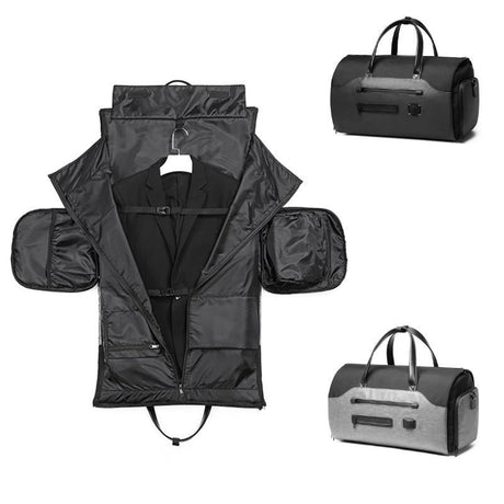 20 Inch Waterproof Foldable Travel Handbag - Black