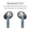 Wireless Sport Earphones with Touch Control and Mic - Bluetooth 5.0 Stereo Bass - Black