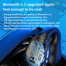 Wireless Noise-cancelling Bluetooth Earbuds with Led Display - White