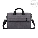 13.3 Inch Laptop Carrying Bag With Shoulder Strap - Handheld Briefcase Style - Black
