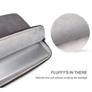 14.1-15.4 Inch Sheepskin Notebook Inner Bag Options - Deep Space Gray