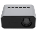 Portable Mini Home Theater Projector - 80 Lumens 1920X1080P Remote Control & Adaptor - White