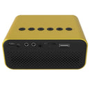 Portable Mini Home Theater Projector - 80 Lumens 1920X1080P Remote Control & Adaptor - White