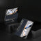 Cross Texture Leather Phone Case with Holder for Samsung Galaxy z Fold 4 5g - Black