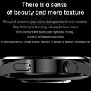 1.36 Inch Round Screen Bluetooth Smart Watch With Leather Strap - Black