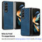 For Samsung Galaxy Z Fold4 5G Pu Back Cover - Solid Colour - Brown