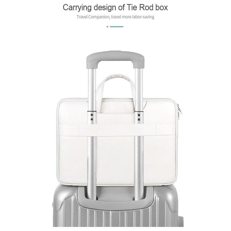 14.1-15.4 Inch Lightweight Printed Laptop Bag In Pu Material - Ice Cream