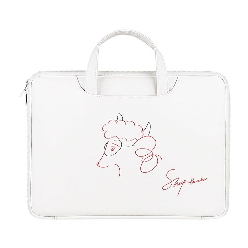 14.1-15.4 Inch Lightweight Printed Laptop Bag In Pu Material - Ice Cream