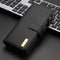 For Samsung Galaxy Z Fold4 5G Litchi Texture Zip Wallet - Black