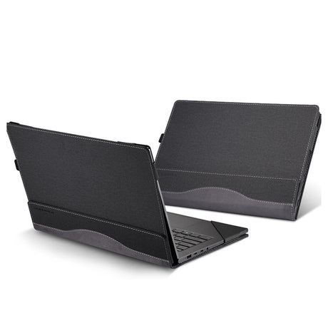 14 Leather Laptop Protective Case - Anti-Fall Design - Black - For Samsung Galaxy Book 4 Pro