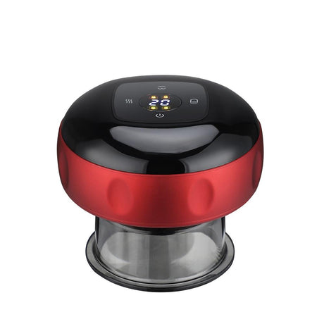 12-Speed Electric Cupping Massage Device Fast Charging - Blue