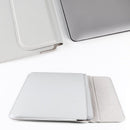 Leather Laptop Liner Bag - 14.1-15.4 Inches With Stand Function - Sapphire Blue