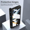 For Samsung Galaxy Z Fold4 5G Napa Texture All-In-One Phone Case - White