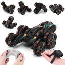 360-Degree Swing Arm Rc Car - Double Control 2.4G Multifunctional Five-Wheeled
