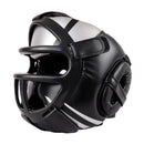 Competition Sparring Boxing Helmet For Head Protection - Red With Mask - L