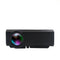1080P Wireless Screen Mirroring Projector - Small Led - Black