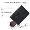 14-15 Inch Ultra-thin Magnetic Holster for Horizontal Embossed Notebook with Liner Bag - Dark Blue