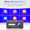 Portable Multimedia Game Projector - 25 Lumens - Black