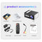 Portable Multimedia Game Projector - 25 Lumens - Black
