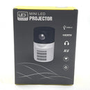 3000 Lumens Wifi Mini Projector With Screen Mirroring Support - Grey Yellow