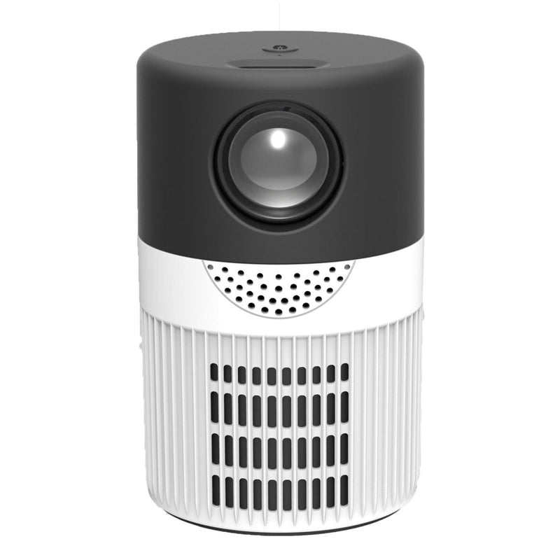 3000 Lumens Wifi Mini Projector With Screen Mirroring Support - Grey Yellow