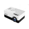 Portable Hd 1080P Led Projector With Tf / Av / Usb Support - White Black