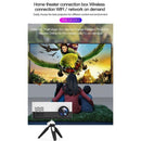 Mini Led Projector With Tripod Mount - Supports Av / Hdmi / Usb / Tf - 1080P Hd - Black White