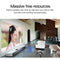 Mini Led Projector With Tripod Mount - Supports Av / Hdmi / Usb / Tf - 1080P Hd - Black White