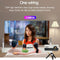 Mini Led Projector With Tripod Mount - Supports Av / Hdmi / Usb / Tf - 1080P Hd - Black White