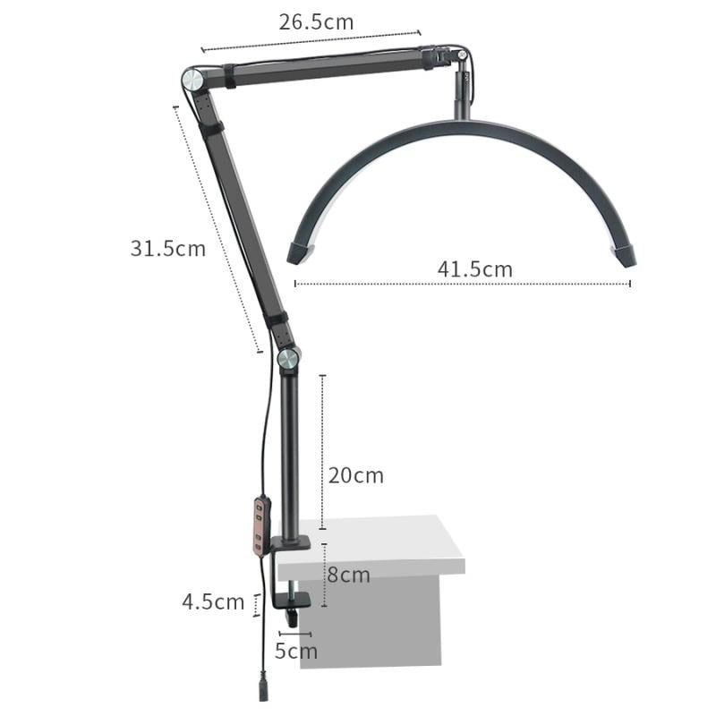 Adjustable Beauty Light For Eyelash Techs - 16 Inch