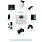 Portable Mini Projector For Kids - 1080P Led - Pink White
