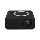 Wireless & Wired Mini Lcd Projector - 24 Ansi Lumens - 320X240 - Same Screen - Black