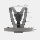 Adjustable Chest Strap with Mount and Screw - 3 In 1