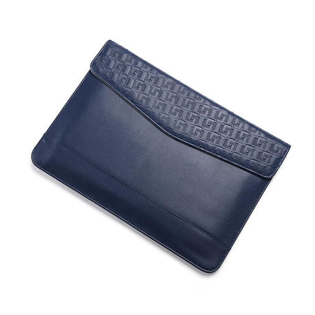 13 Inch Ultra-thin Magnetic Holster for Horizontal Embossed Notebook with Liner Bag - Dark Blue