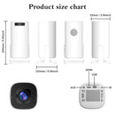 Portable Wifi Projector With Android 11 Os And Hd Display